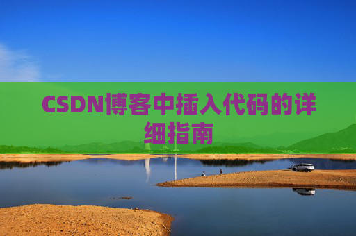 CSDN博客中插入代码的详细指南